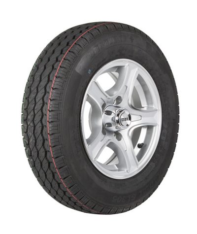 Wheel - 13x5" Alloy Razor Silver 165R13C (incl Tyrewise Stewardship Fee)