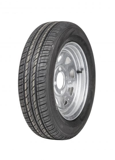 Wheel - 12x4" GALV Rim, 145/70 R12 Tyre (incl Tyrewise Stewardship Fee)