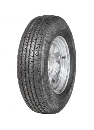 Wheel - 13x5" GALV Rim, 185R 13C Tyre - 17kg (incl Tyrewise Stewardship Fee)