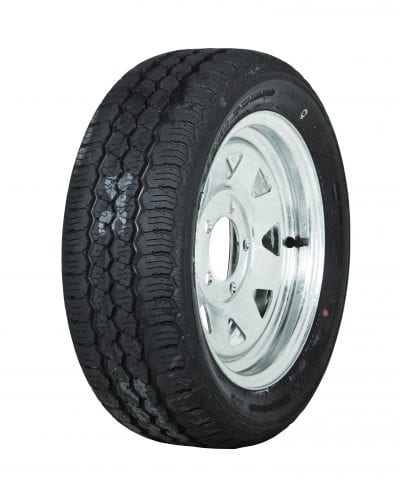 Wheel - 13x5" GALV Rim, 195/50R 13C Tyre (incl Tyrewise Stewardship Fee)