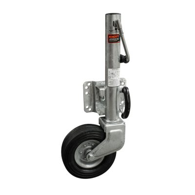 Jockey Wheel - 8" HD 75mm sidewind Galv Knott